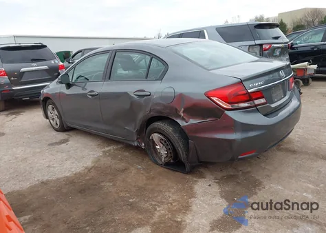 2013 Honda Civic Lx from USA, damaged, VIN 19XFB2F57DE046568